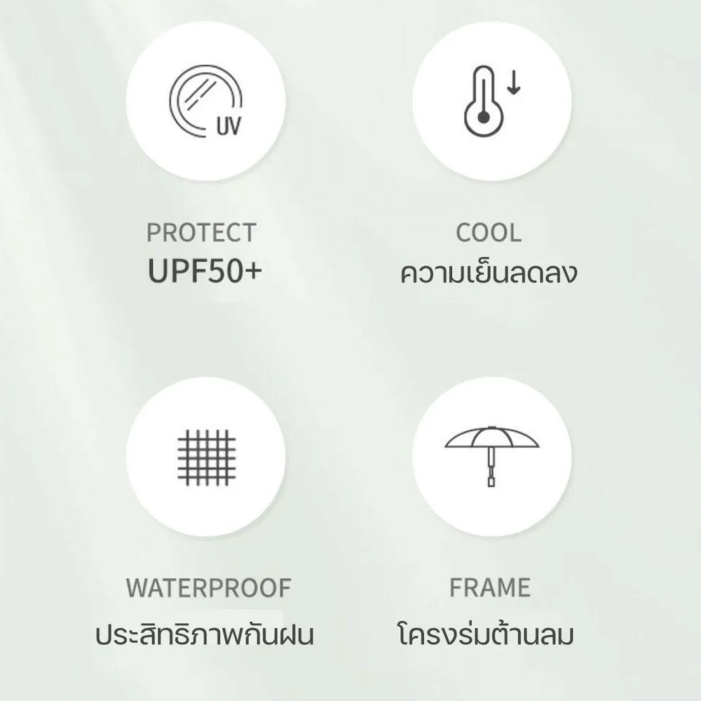 ร่มกันฝน THAI SUN SPORT รุ่น SSR0038BU สีน้ำเงิน